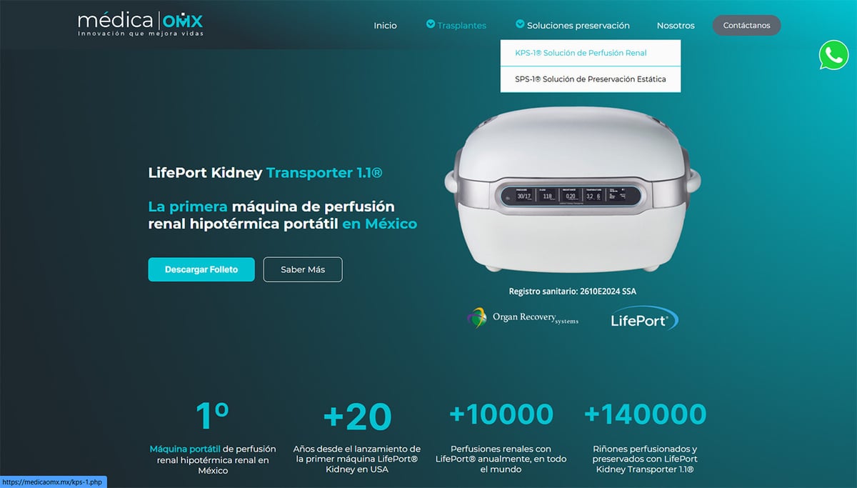 OMX Lifeport Kidney