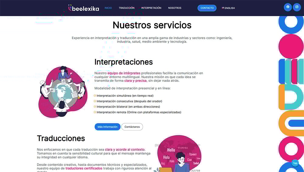 Beelexika sitio web