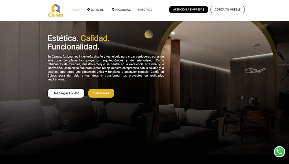 Cuines sitio web