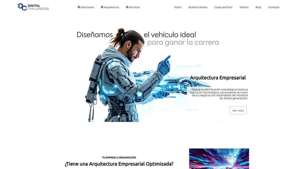 Digital Challengers sitio web